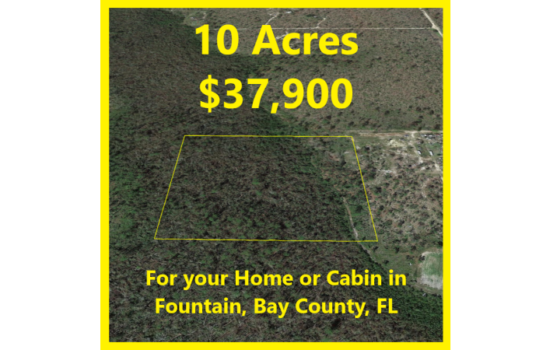 10 Secluded Acres in Northern Bay County, FL